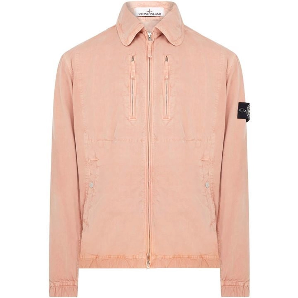 Stone Island Closed Loop Stand Collar Jacket - Orange